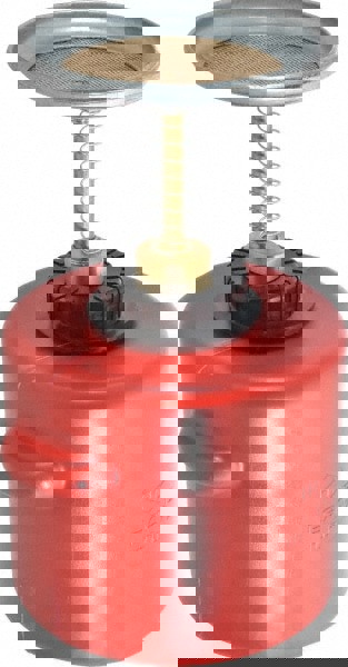 2 Quart Capacity, 11 Inch High x 6-1/2 Inch Diameter, Polyethylene Plunger Can